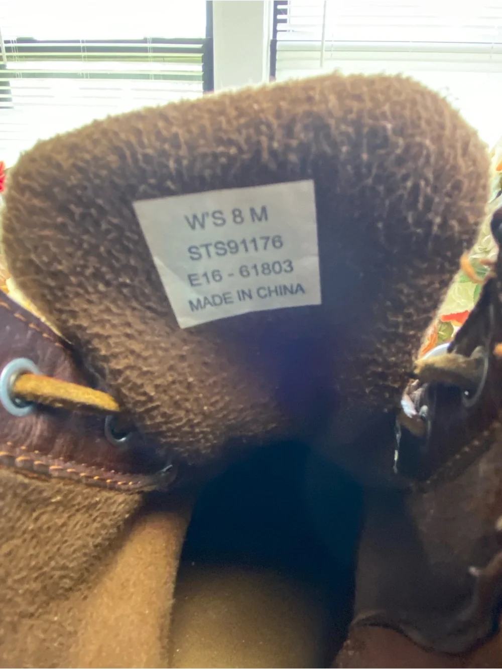 Sperry Saltwater Duck Boot Brown Leather Waterproof Women’s Size 8M